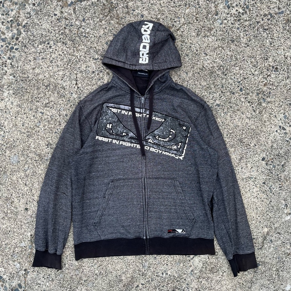 Y2K Bad Boy MMA Zip-Up